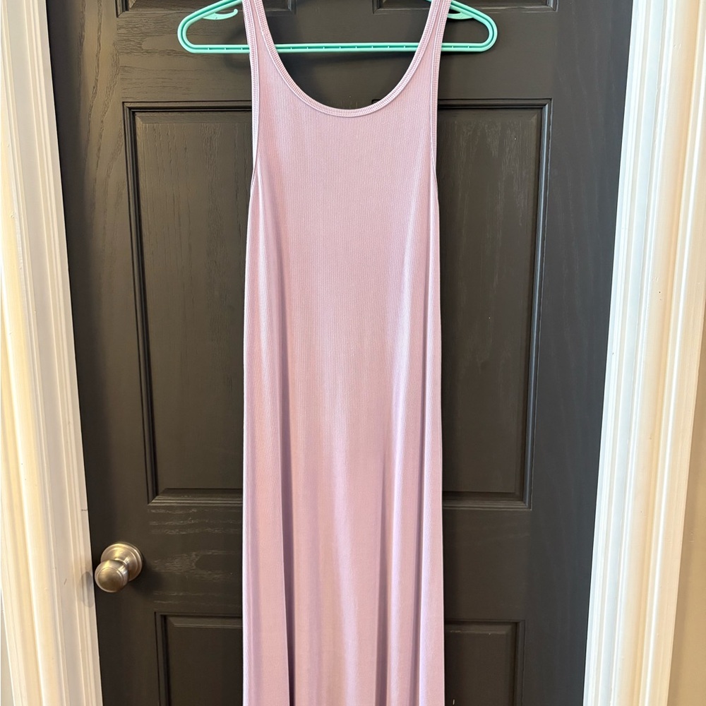 Wilfred Lavender Ribbed Tank Dress Size XL